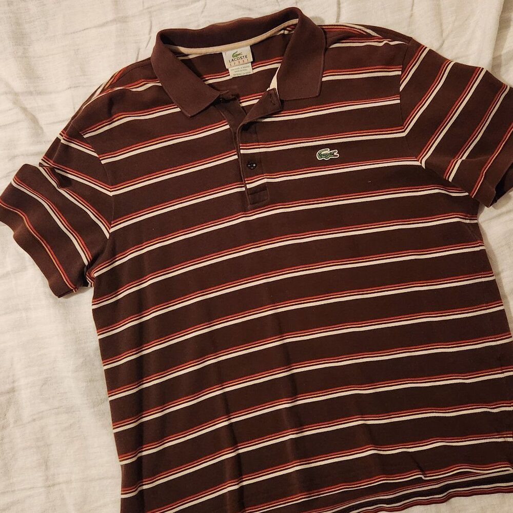 Vintage 80s/90s Lacoste Sport Polo, Made in Peru - Size Small